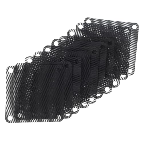 Angoily 10 piezas Filtros de Ventilador de Computadora Rejilla Antipolvo para PC Protección de Hardware Instalación y Rápida Accesorio para Refrigeración de Componentes Electrónicos