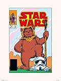Esta impresión artística representa una de las escenas del comics 94 de la serie marvel star wars