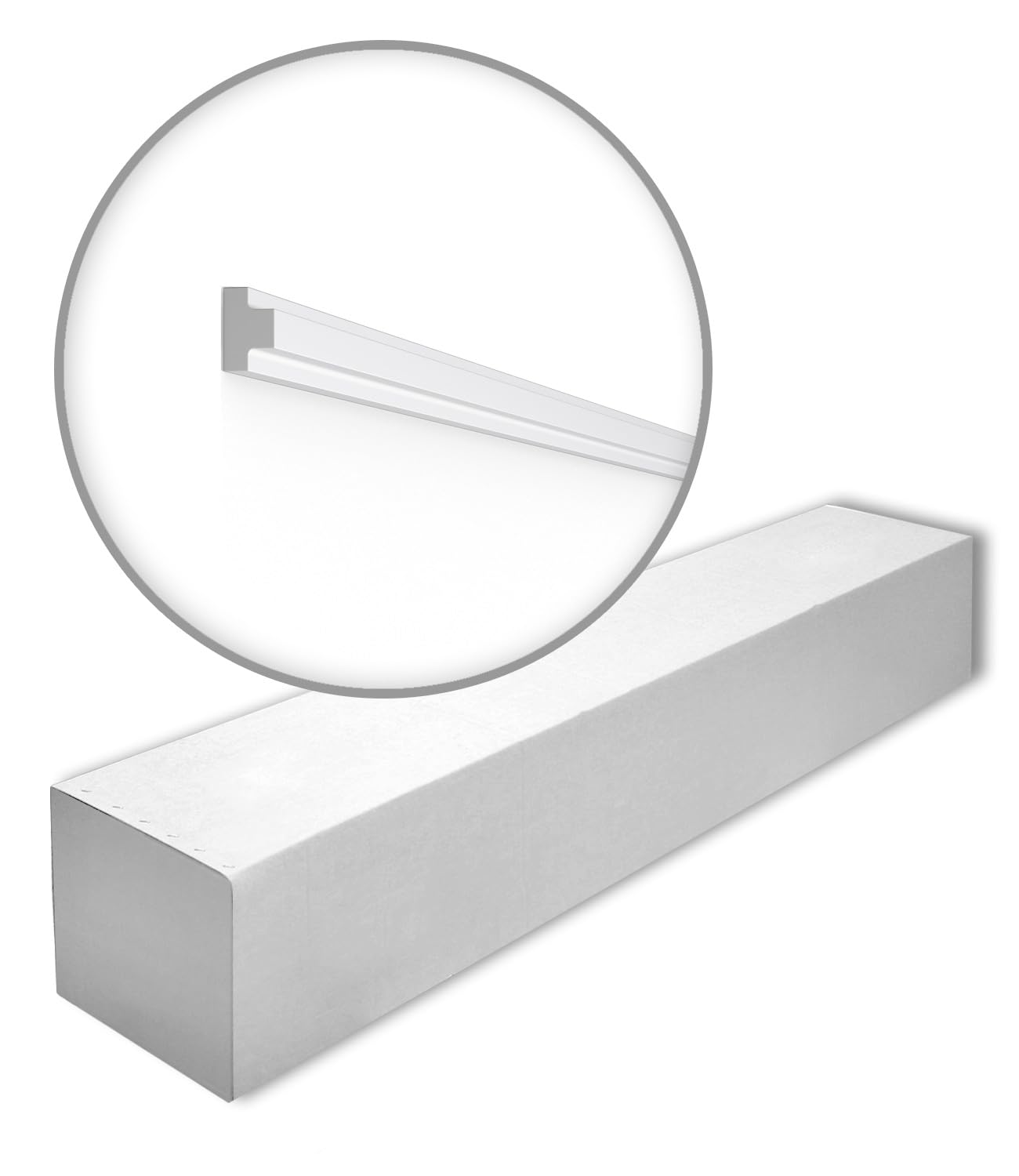Moulure de plafond T4 NOMASTYL NMC en polystyrène expansé pour finition intérieure de 20m