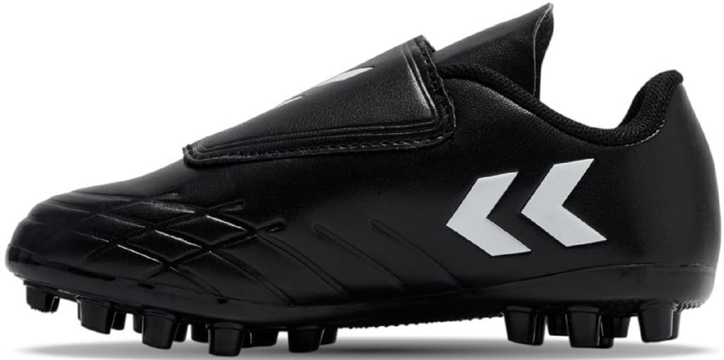 hummel Hattrick MG JR 217580-2042 dziecięce buty piłkarskie z zapięciem na rzepy, czarne