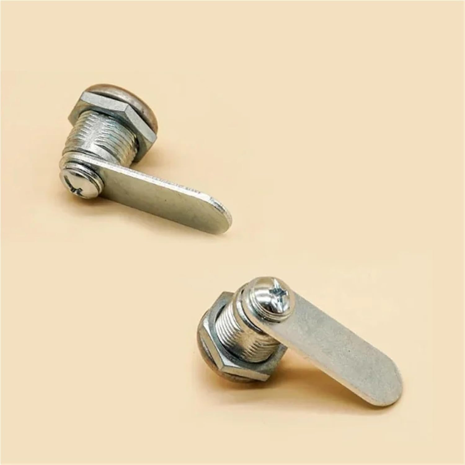 Stainless Cover Cam Lock 16 20mm for Cabinet Drawer Locker MX17 1Pcs(16mm 26mm)