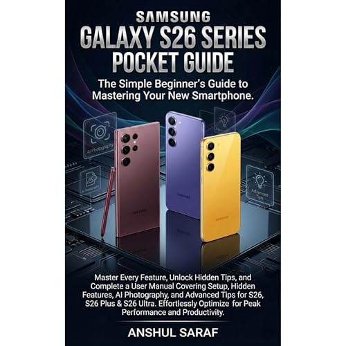 Samsung S26 Series Pocket Guide : The Simple Beginner's Guide to Mastering Your New Smartphone Audiobook By Anshul Saraf cove