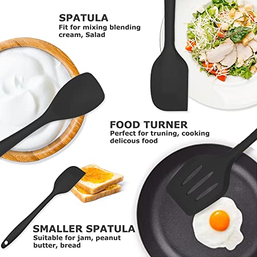 Kitchen-Utensils-Set-Cooking-Utensils-Set-Kitchen-Essentials-Silicone-Utensil-Spatula-SetKitchen-Set-Spatulas-Silicone-Heat-Resistant-Set-for-Nonstick-CookwareBPA-Free-Dishwasher-Safe-Black