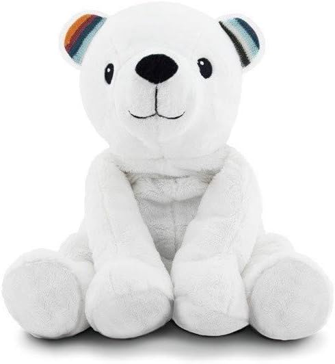 Heatable Plush Animal Soother, Microwavable Natural Lavender Aromatherapy Scents, Hot Pad and Cold Pack, Removable Insert, Paul The Polar Bear