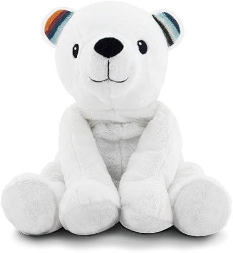 Zazu Kids Chupete de animales de peluche calentable, aromas de aromaterapia de lavanda natural para microondas, almohadilla caliente y paquete frío,