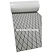 Toogou Schiuma Eva Non Skid Sintetica Pavimenti in Copriletto (75" x 28"), Marine Diamante Zerbino per la Barca, Kayak Ponti (Grigio con Strisce Nere)