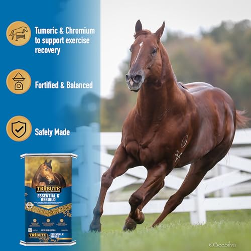 TRIBUTE Essential K Rebuild Ration Balancer for Active Horses, 50 lb