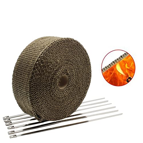 Bande thermique echappement resistant haute temperature rouleau argent 2.5 cm - 3