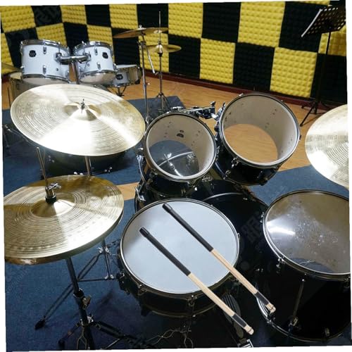 Baquetas de bambú para jazz color negro 40 cm miniatura 6