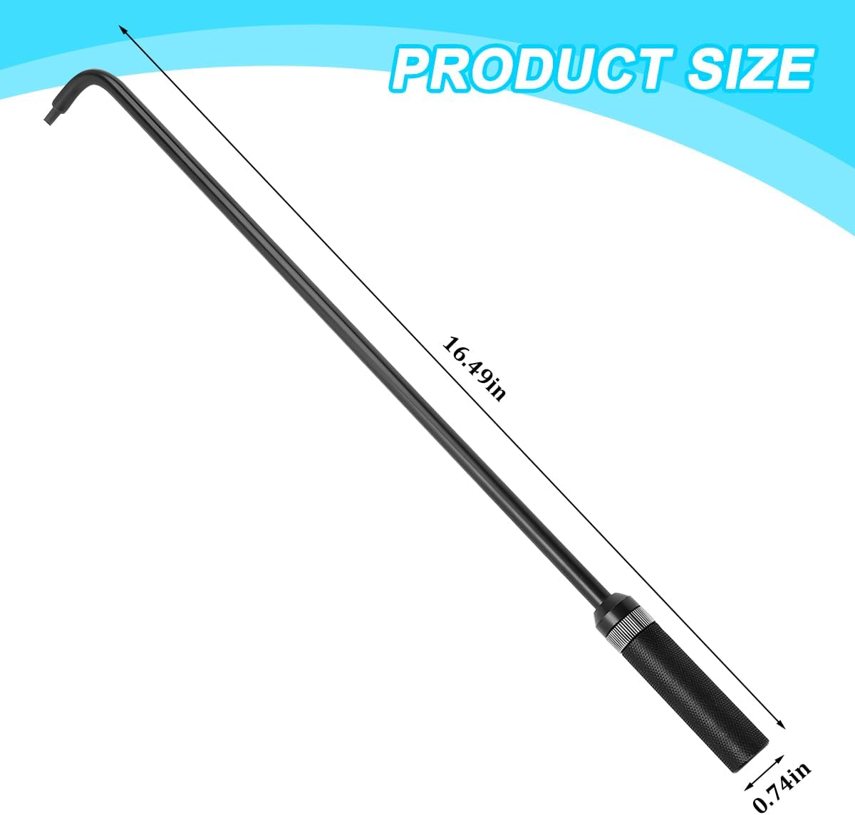 HZEL Motorcycle Pilot Screw Adjustment Tool, 16.34 Inch Motorbike Carburetor Screwdriver with 110 Degree, Motocross Pilot Screw Adjusting Repair Tool, Universal for ATV UTV Motorcycle