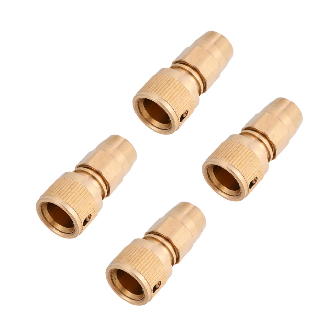 Raccord Tuyau D'arrosage 16mm, Adaptateur Mâle en Laiton Fileté 4pcs