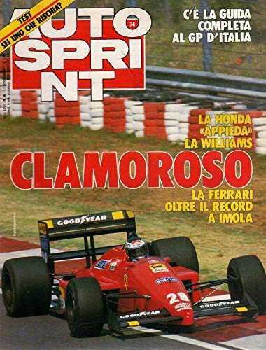  Autosprint 36 settembre 1987 Nelson Piquet, Andretti, Alen, Bertaggia