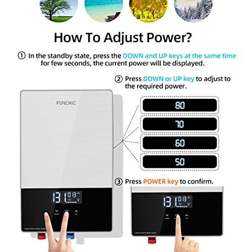 Oysfeel Electric Tankless Water Heater 13Kw thumb #3