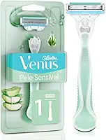 Gillette Venus Pele Sensível Aparelho de Depilar com Aloe Vera, 1ud