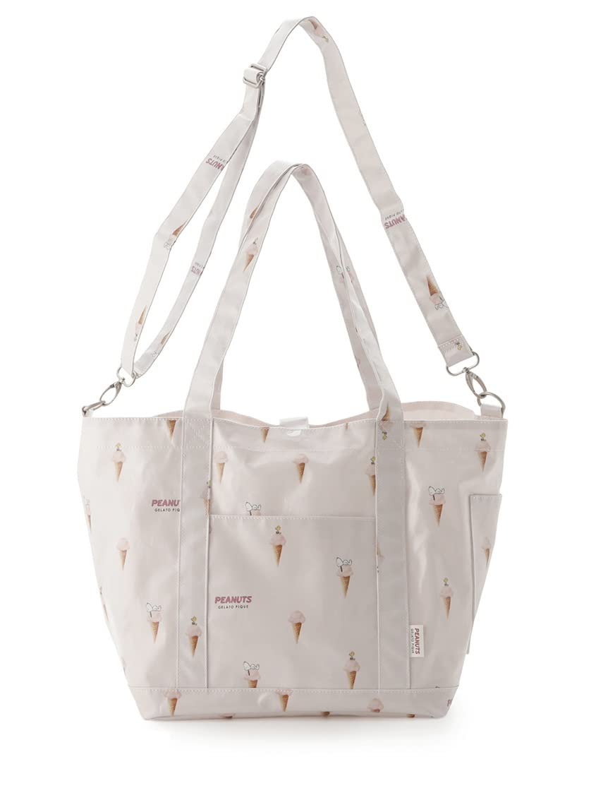 gelato pique(????? ??) Peanuts Gelato Pattern Mom Bag, Pink (PNK)