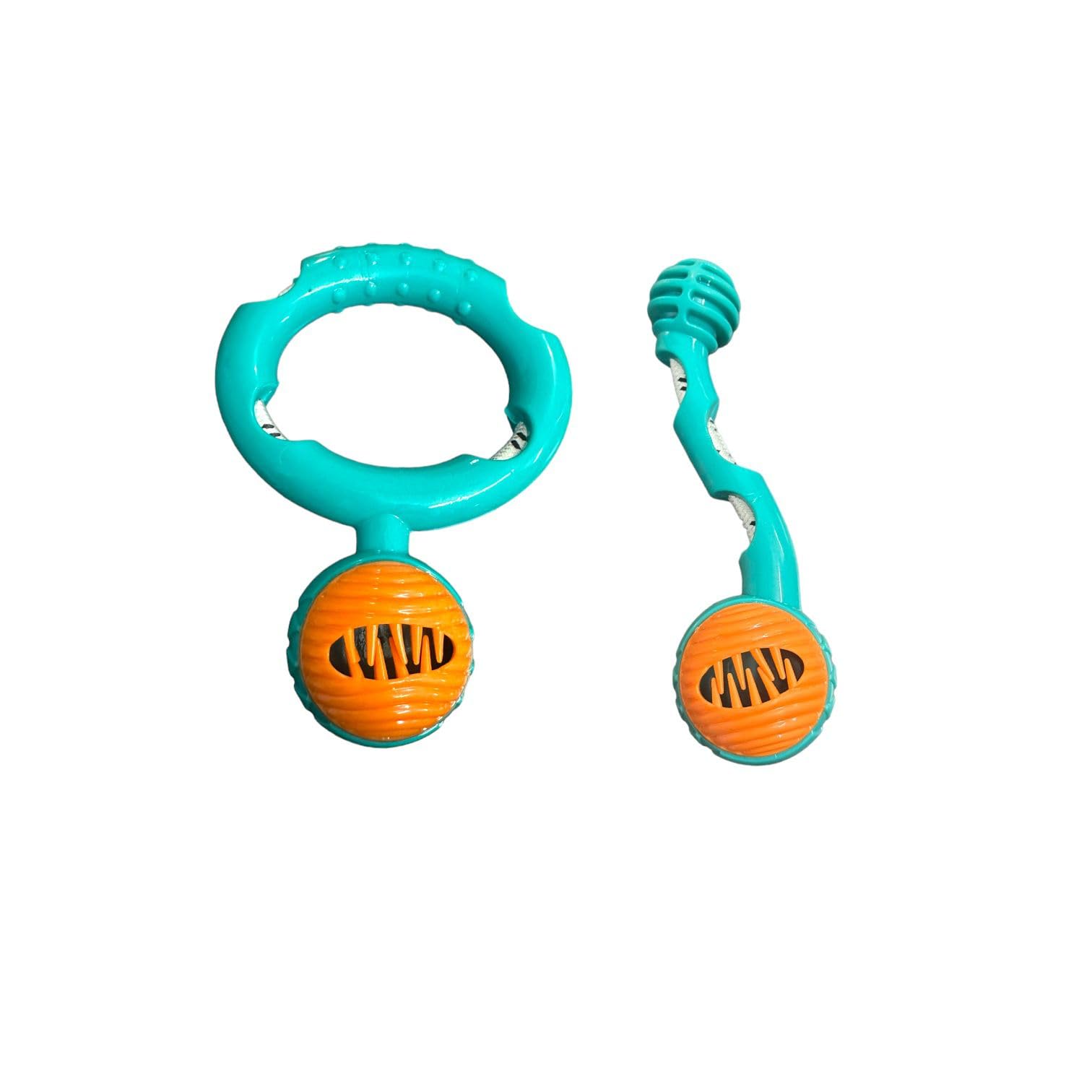 DOGTOWN Hard Chew Toy for Dogs - Pack of 2 | Multiple Shaped Non-Toxic and Safe Material Made Chew Toys for Dogs and Pets | Ideal for Small & Medium Breeds - Multicolor (B0CZN8K8PZ) Amazon Price History, Amazon Price Tracker