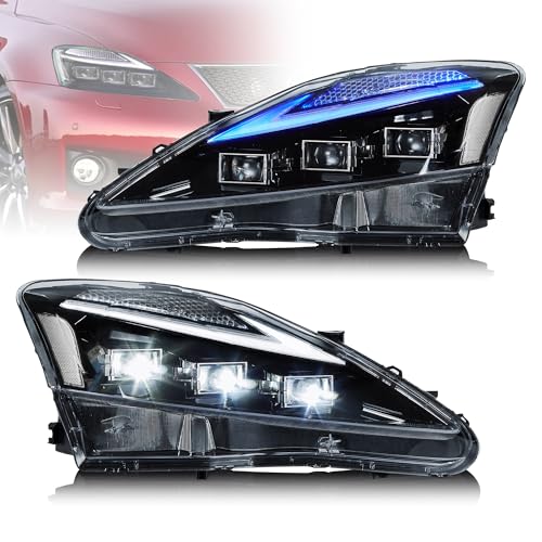 レクサスIS250 IS350 2008-2011用ヘッドライト。 Lexus用LEDヘッドライトアセンブリ,2006-2012,is250/is250c