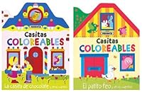 Casitas coloreables / Little Houses Coloring Book: La casita de chocolate y otros cuentos & El patito feo y otros cuentos / The Little House of Chocolate ... Ugly Duckling and Other (Spanish Edition) 843055212X Book Cover
