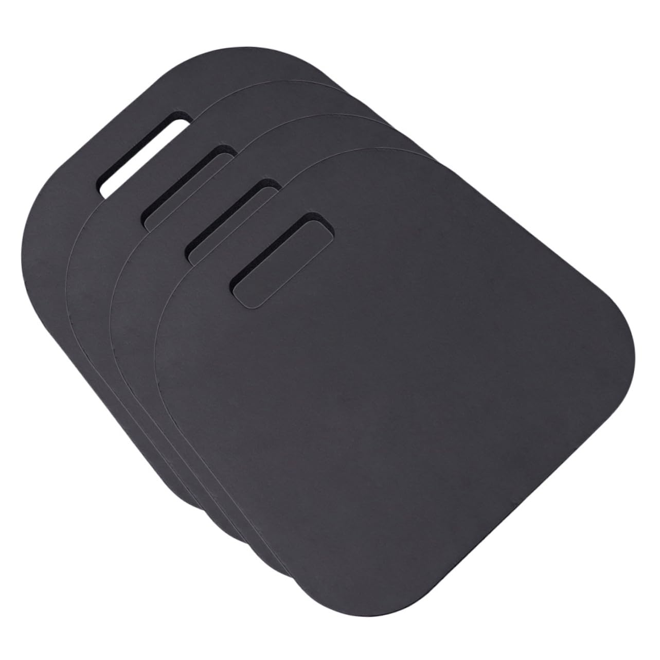 HANABASS Cuscino Portatile Eva Pezzi Inginocchiatoio da 4 Nero Giardino