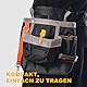 SURFOU Berührungsloser Spannungsprüfer, Kontaktloser Stromprüfer AC 12v/48v-1000v mit NCV, LED-licht, Akustischem Alarm, Kabelbruchfinder und Live/Nullleiter-Erkennung