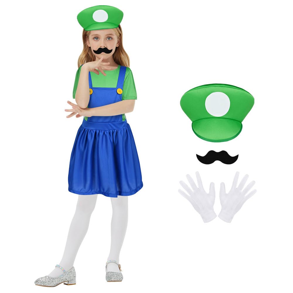 AOOWU Disfraz Niña, Disfraz Niña Carnaval de Estilo 3D Traje, Disfraz Halloween Niña para Cosplay Fiesta Cumpleaños Navidad