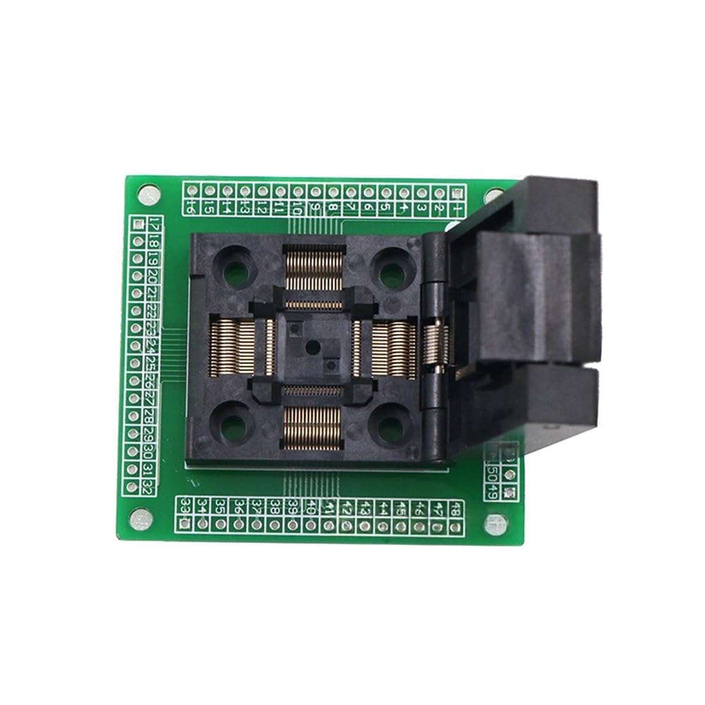 Ic Test Socket Programmer Adapter/Converter for Stm32 Atmega Chips- Dip64 QFP64/LQFP64/TQFP64 1Pcs