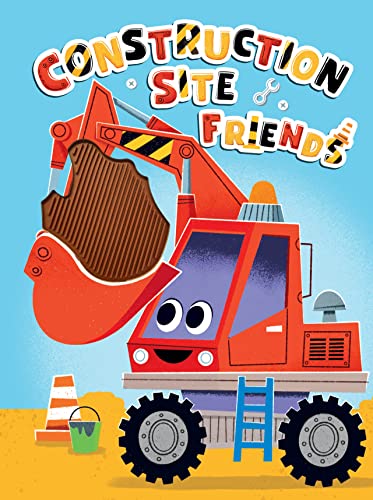 Construction Site Friends - Silicone Touch and Feel Board Book - Sensory Board Book