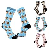 YDQHLQW Custom Face Socks with Picture Personalized...