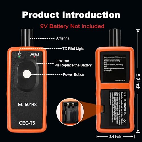 Ferramenta de reaprendizagem TPMS, EL-50448 Ferramenta de reposição TPMS para veículos da série GM 2