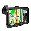 GPS Navigation for Car 7 Inch Vehicle GPS Navigation 8G Memory Portable Truck Navigator HD Touch Screen North America Lifetime Maps Update for Free Latest in 2024 Contains USA, Canada, Mexico