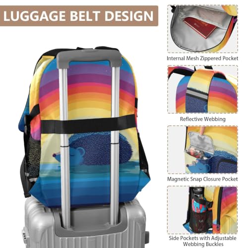 Mochilas de viaje ergonómicas con compartimento para laptop y diseño original 4