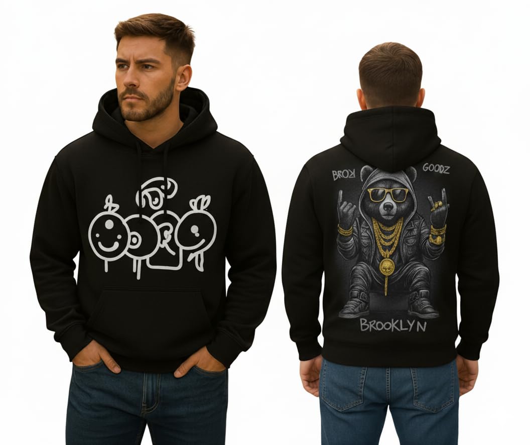 metash Men Full Sleeve Stylish Hooded Sweatshirt-picture-52