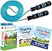 Nona Active Jump Rope - Certified CPSC, Adjustable Kids Adults, Plus Skipping Song Book Bonus Flying Disc - 100% Refund Guarantee