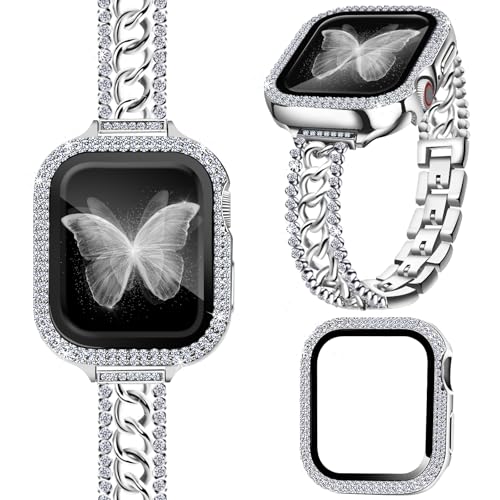 Bracelet montre connectée 40mm anti-rayure avec coque intégrée