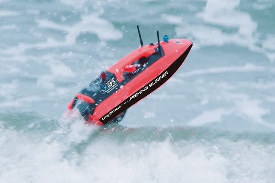 Joysway FISHING PEOPLE SURFER LAUNCHED RC BAIT RELEASE GPS BOAT v2.0