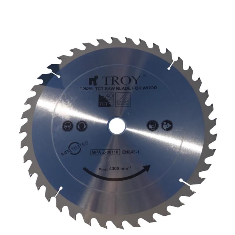 TROY 25256 Ahşap Dairesel Testere Bıçağı 305mm x 60T