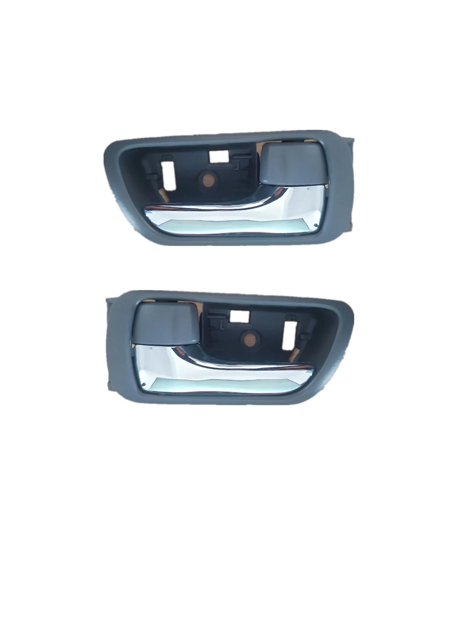 Hljnlvbn Gray Lh And Rh 2Pcs Door Handle For Toyota For Camry 2002 2003 2006 Interior Door Handle Front Or Rear Chrome No Inner Lid