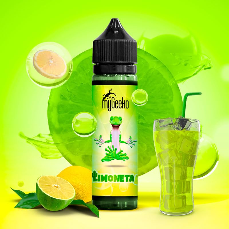 MyGeeko Limoneta E-Liquide - Saveur Citron Limonade Unique pour Cigarette  lectronique, 50ml Liquide, Sans Nicotine, Sans Tabac. Mlange de Citron  Vert et Cactus : Amazon.fr: High-Tech