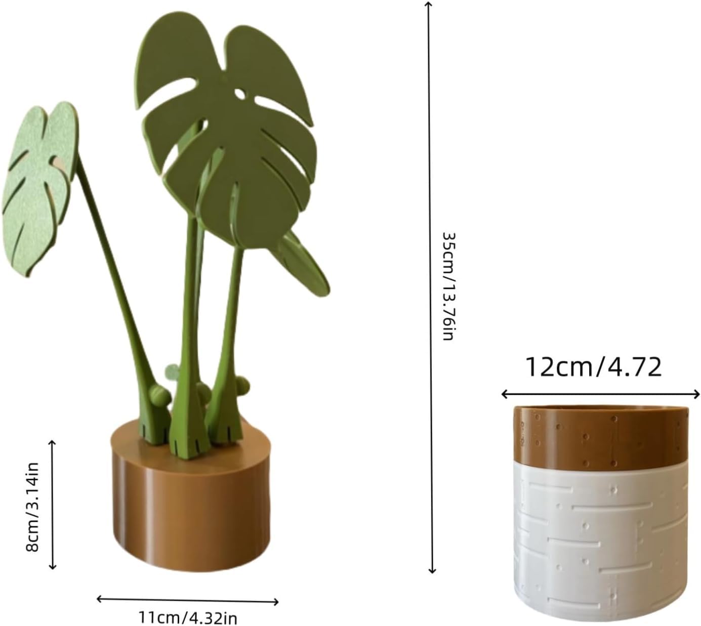 Zestaw podkładek monstera z nadrukiem 3D - tropikalne silikonowe podstawki z liści żółwia, antypoślizgowe magnetyczne, odporne na plamy, żaroodporne, wielokrotnego użytku podstawki pod napoje