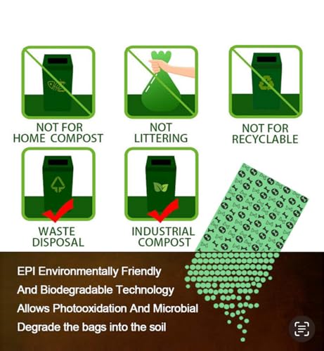 Image of Dog Poop Bags For Waste Cleanup,120 Count Strong Leak-Proof and Extra Thick Bags for Cats Dogs Unscented.