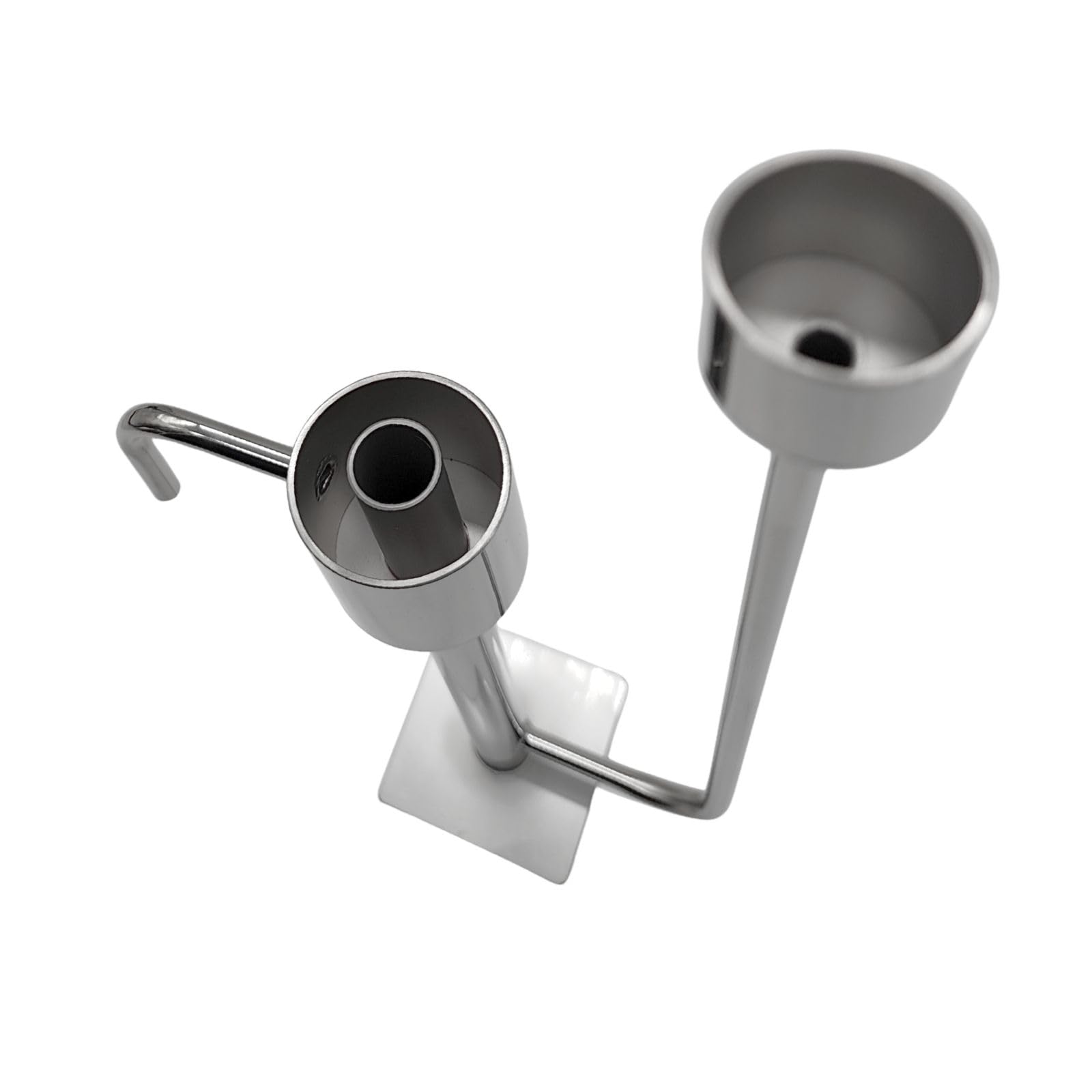 Perroquet au Acier Inoxydable 37 cm - Éprouvette en Acier - Récepteur pour Thermomètre