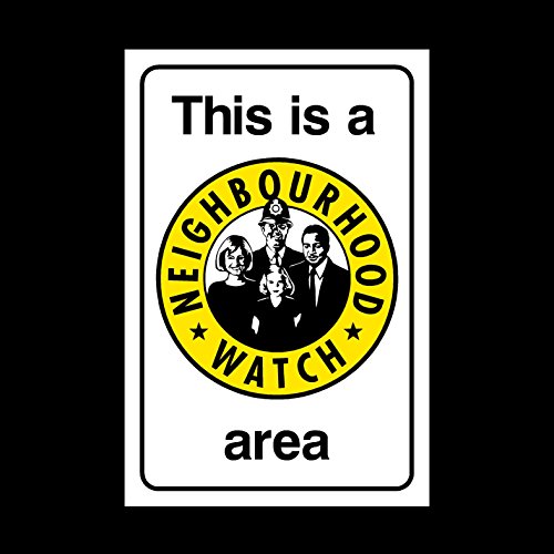 This is a neighbourhood watch area Sticker/Self Adhesive Sign - S...