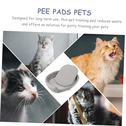 Tapis pour chiots lavable rond imperméable anti-dérapant - 4