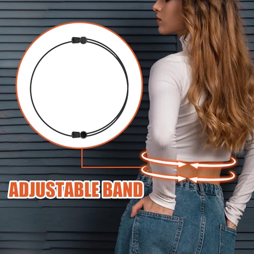 Genérico Banda De Recorte De Camisa: Banda De Camisa Ajustable, Comodidad Elástica Ligera | Cómoda De Para Tops, Estilo De Fácil, Adelgazante Para Uso Diario
