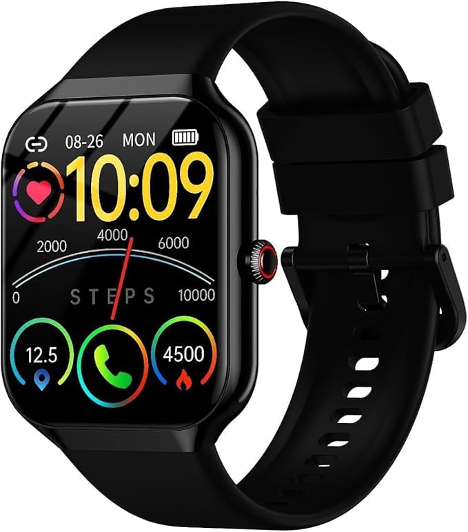 Fempoin Smart Watch for Men, 2026 New 1.96' HD Smartwatch, Fitness Tracker with 100+ Sport Modes, IP68 Waterproof Pedometer, Heart Rate/Sleep/Step Monitor for Android iOS