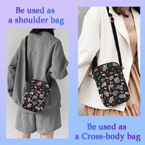 XYANFA Raccoon Makeup Bag Gift For Lover Themed Gift Trash Panda Raccoon Stuff Zipper Pouch3