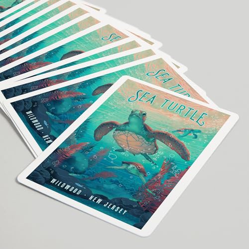 Baraja de 52 cartas estilo póker Wildwood New Jersey miniatura 5