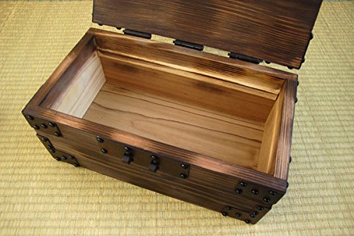 アンティーク千両箱 Yahoo!オークション - 古い千両箱 鍵付き 銭箱