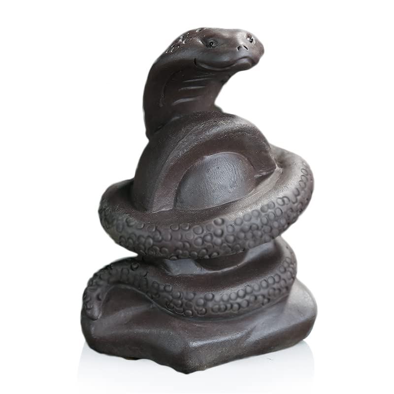 HDDS Chinese Zodiac Tea Pet Ceramics Statue Home Car Ornament Purple Clay Tea Sets for Adult Office Decor