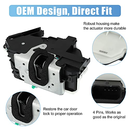Image of X AUTOHAUX Front Right Side Door Lock Actuator Motor for Ford for Mustang 2010-2014 F-150 2009-2014 Escape 2008-2012 Focus 2008-2012 9L3Z-5421812-A